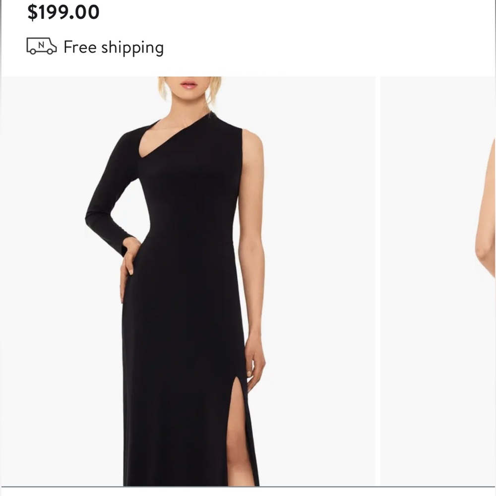 Brand new Betsy & Adam asymmetrical gown